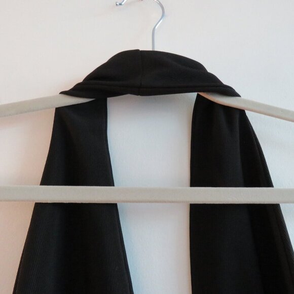 SOLACE LONDON Elora Mini Dress in Black Evening Minimalist Cocktail - Size US 4 - Picture 11 of 13